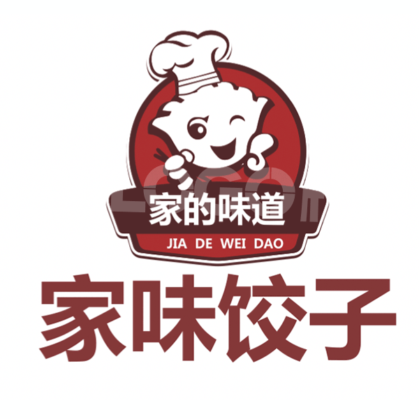 饺子美食小吃图标LOGO 【AI,PSD源文件】【LOGO模版素材】 - LOGO标兵-专业设计平台-海量素材资源-LOGO标兵-专业设计平台-海量素材资源