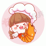 卡通女厨师龙虾美食LOGO 【AI,PSD源文件】【卡通设计】-LOGO标兵-专业设计平台-海量素材资源