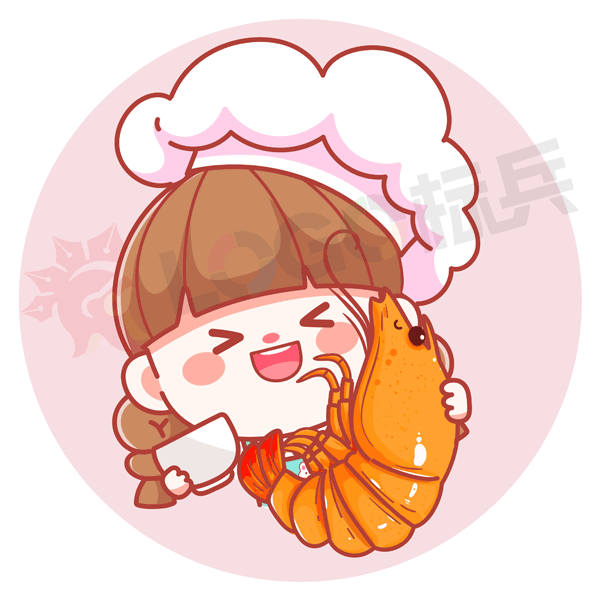 卡通女厨师龙虾美食LOGO 【AI,PSD源文件】【卡通设计】 - LOGO标兵-专业设计平台-海量素材资源-LOGO标兵-专业设计平台-海量素材资源