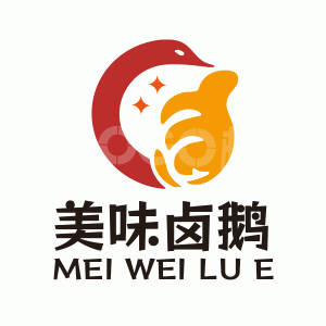 卤鹅美食图标LOGO 【AI,PSD源文件】【LOGO模版素材】-LOGO标兵-专业设计平台