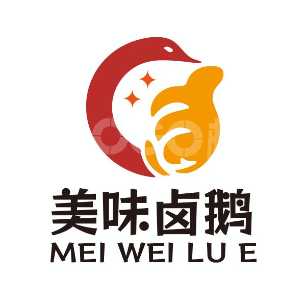 卤鹅美食图标LOGO 【AI,PSD源文件】【LOGO模版素材】 - LOGO标兵-专业设计平台-海量素材资源-LOGO标兵-专业设计平台-海量素材资源