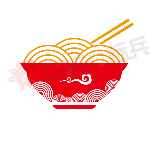 面食类餐饮品牌图标LOGO 【AI,PSD源文件】【LOGO模版素材】 - LOGO标兵-专业设计平台-海量素材资源-LOGO标兵-专业设计平台-海量素材资源