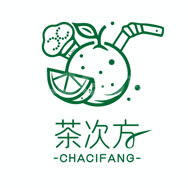 奶茶果茶图标LOGO 【AI,PSD源文件】【LOGO模版素材】 - LOGO标兵-专业设计平台-海量素材资源-LOGO标兵-专业设计平台-海量素材资源