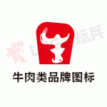 牛肉类品牌图标LOGO 【AI,PSD源文件】【LOGO模版素材】-LOGO标兵-专业设计平台-海量素材资源