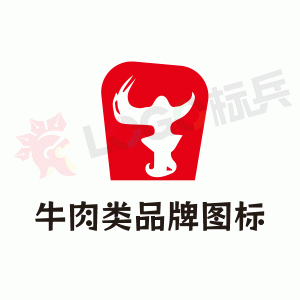 牛肉类品牌图标LOGO 【AI,PSD源文件】【LOGO模版素材】-LOGO标兵-专业设计平台