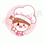 卡通厨师女孩烘焙美食（六）【AI,PSD源文件】【卡通设计】-LOGO标兵-专业设计平台-海量素材资源
