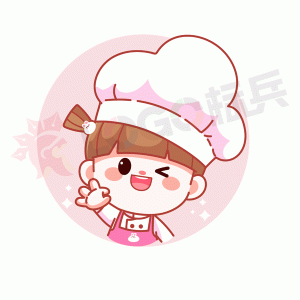 卡通厨师女孩烘焙美食（六）【AI,PSD源文件】【卡通设计】-LOGO标兵-专业设计平台
