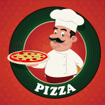 披萨餐饮品牌卡通图标LOGO 【AI,PSD源文件】-LOGO标兵-专业设计平台-海量素材资源