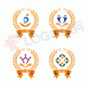 中小学校徽班徽培训班多款LOGO原创制作 【AI源文件】-LOGO标兵-专业设计平台