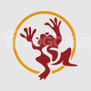 牛蛙青蛙美食图标LOGO 【AI,PSD源文件】【LOGO模版素材】-LOGO标兵-专业设计平台