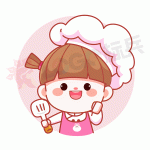 卡通厨师女孩美食（二）【AI,PSD源文件】【卡通设计】-LOGO标兵-专业设计平台-海量素材资源
