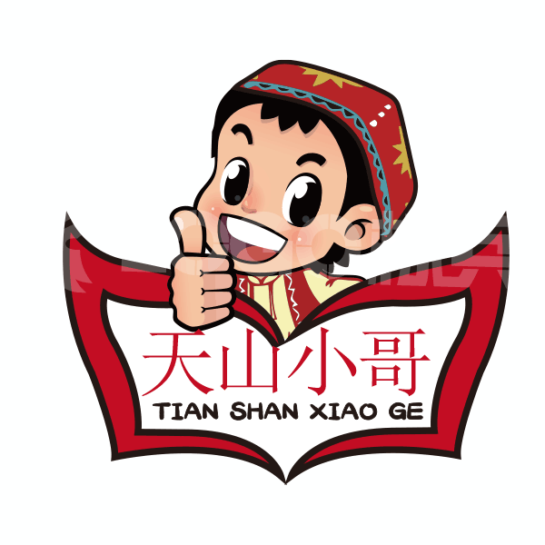 点赞男孩卡通图标LOGO 【AI,PSD源文件】【LOGO模版素材】 - LOGO标兵-专业设计平台-海量素材资源-LOGO标兵-专业设计平台-海量素材资源