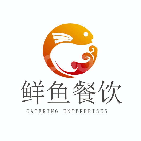 鱼美食餐饮图标LOGO 【AI,PSD源文件】【LOGO模版素材】 - LOGO标兵-专业设计平台-海量素材资源-LOGO标兵-专业设计平台-海量素材资源