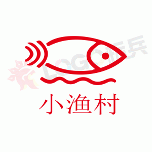 鱼餐饮品牌图标LOGO 【AI,PSD源文件】【LOGO模版素材】-LOGO标兵-专业设计平台