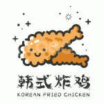 炸鸡美食小吃图标LOGO 【AI,PSD源文件】【LOGO模版素材】-LOGO标兵-专业设计平台-海量素材资源