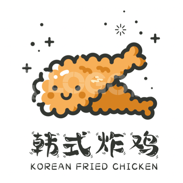 炸鸡美食小吃图标LOGO 【AI,PSD源文件】【LOGO模版素材】 - LOGO标兵-专业设计平台-海量素材资源-LOGO标兵-专业设计平台-海量素材资源