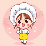 卡通女孩厨师卡通形象LOGO 【AI,PSD源文件】【LOGO模版素材】-LOGO标兵-专业设计平台-海量素材资源