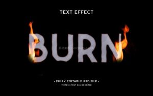 10款火焰纸张燃烧文字特效PS图层样式PSD-LOGO标兵-专业设计平台-海量素材资源