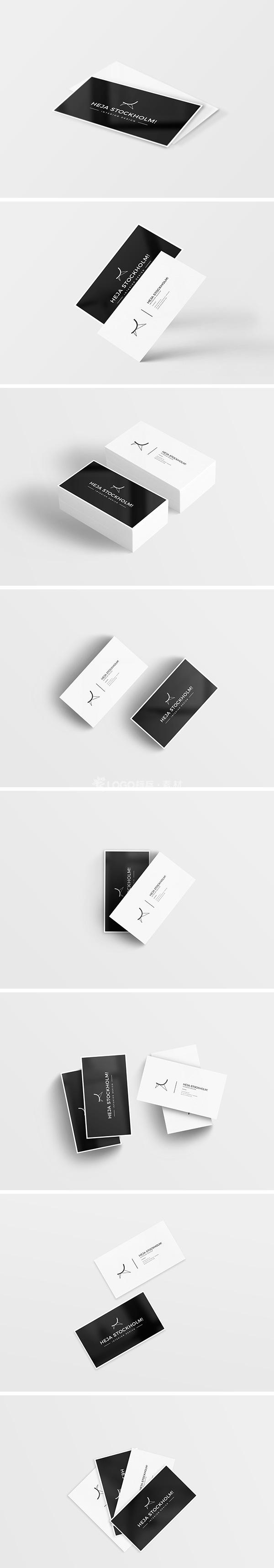 高清免费名片展示模板，PSD源文件8款稀缺素材 - LOGO标兵-专业设计平台-海量素材资源-LOGO标兵-专业设计平台-海量素材资源