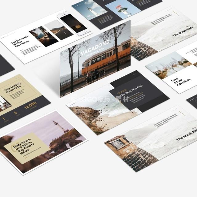 高端大气PPT演示模板定制款随意编辑-LOGO标兵-专业设计平台-海量素材资源