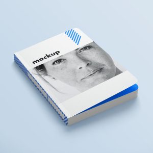 高质量书本包装设计展示样机，PSD格式-LOGO标兵-专业设计平台-海量素材资源