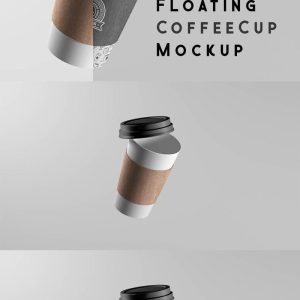 咖啡纸杯VI模板，PSD格式-LOGO标兵-专业设计平台-海量素材资源