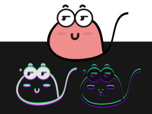 3D抖音故障风格PS样式-LOGO标兵-专业设计平台-海量素材资源