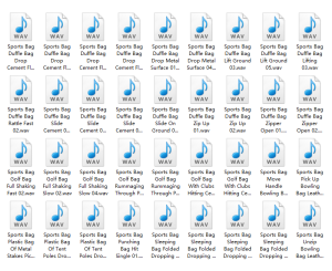 运动背包音效素材合集-LOGO标兵-专业设计平台-海量素材资源