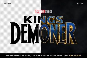 漫威《黑豹》电影3D文字样式，PSD源文件-LOGO标兵-专业设计平台-海量素材资源