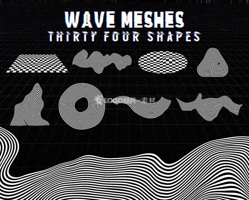 蒸汽波复古未来风矢量图形素材包AI 700款-LOGO标兵-专业设计平台-海量素材资源 蒸汽波复古未来风矢量图形素材包AI 700款-LOGO标兵-专业设计平台-海量素材资源