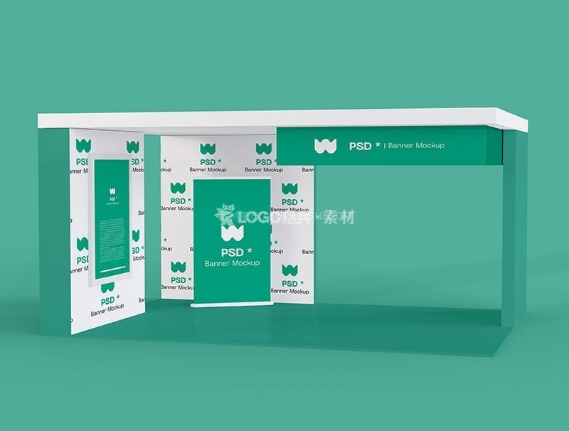 图片[10]-展销会展台展位设计样机模板PSD11套【设计师珍藏】 - LOGO标兵-专业设计平台-海量素材资源-LOGO标兵-专业设计平台-海量素材资源