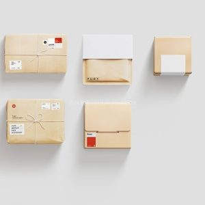 牛皮纸箱纸盒包装设计样机素材PSD高大上48款-LOGO标兵-专业设计平台-海量素材资源