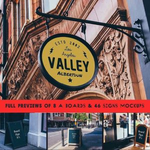 店招LOGO标志展示场景样机PSD模板150套珍藏版-LOGO标兵-专业设计平台-海量素材资源