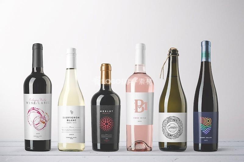 图片[3]-高大上红酒葡萄酒瓶样机PSD模板 - LOGO标兵-专业设计平台-海量素材资源-LOGO标兵-专业设计平台-海量素材资源