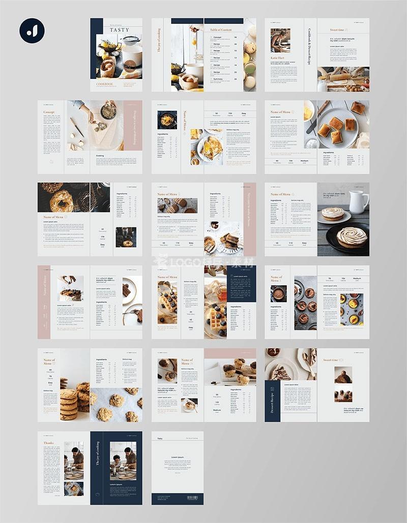 图片[4]-美食杂志画册InDesign设计模板高大上素材 - LOGO标兵-专业设计平台-海量素材资源-LOGO标兵-专业设计平台-海量素材资源