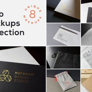 高质量LOGO标志展示样机模板PSD8款-LOGO标兵-专业设计平台-海量素材资源