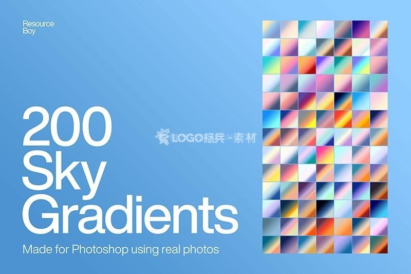 图片[2]-200种天空渐变色PS预设，grd格式 - LOGO标兵-专业设计平台-海量素材资源-LOGO标兵-专业设计平台-海量素材资源