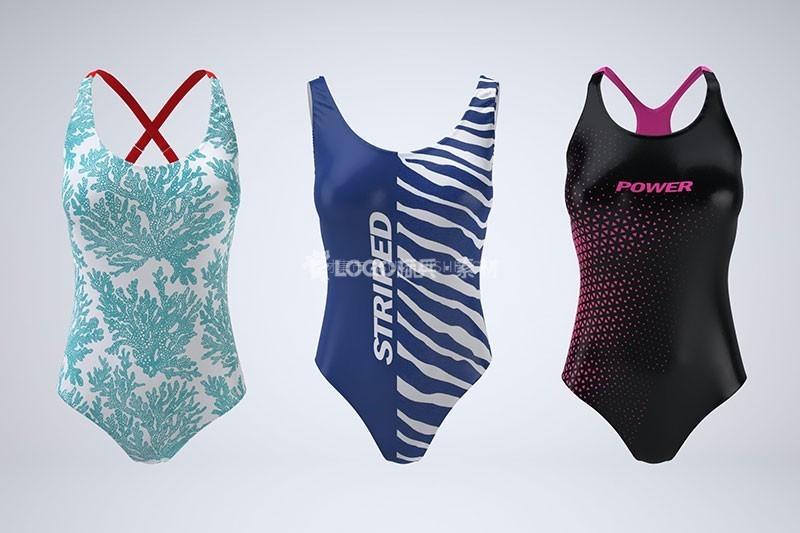 比基尼泳装设计展示样机PSD模板-LOGO标兵-专业设计平台-海量素材资源