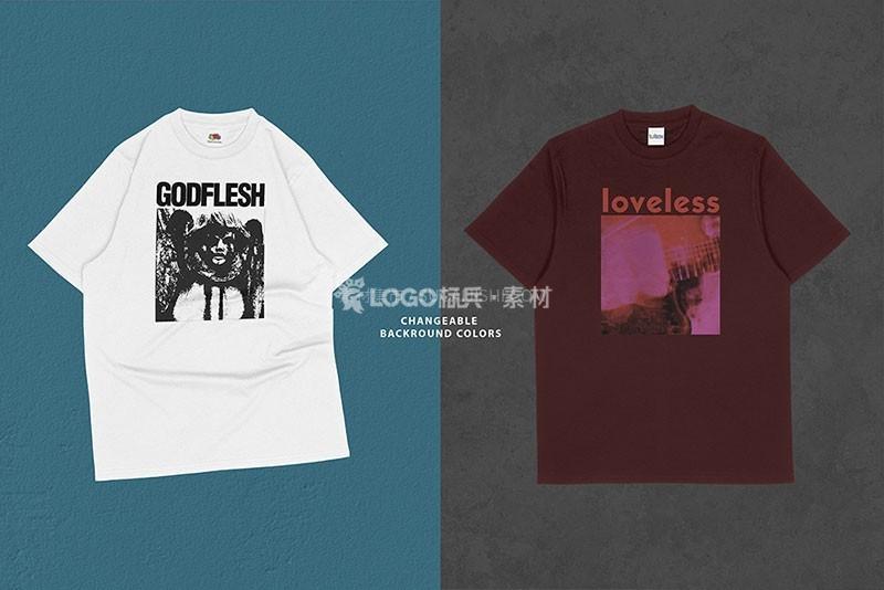 图片[2]-高克重T恤设计展示样机PSD模板 - LOGO标兵-专业设计平台-海量素材资源-LOGO标兵-专业设计平台-海量素材资源