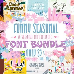 有趣的夏季节日英文字体20款【合集】-LOGO标兵-专业设计平台-海量素材资源