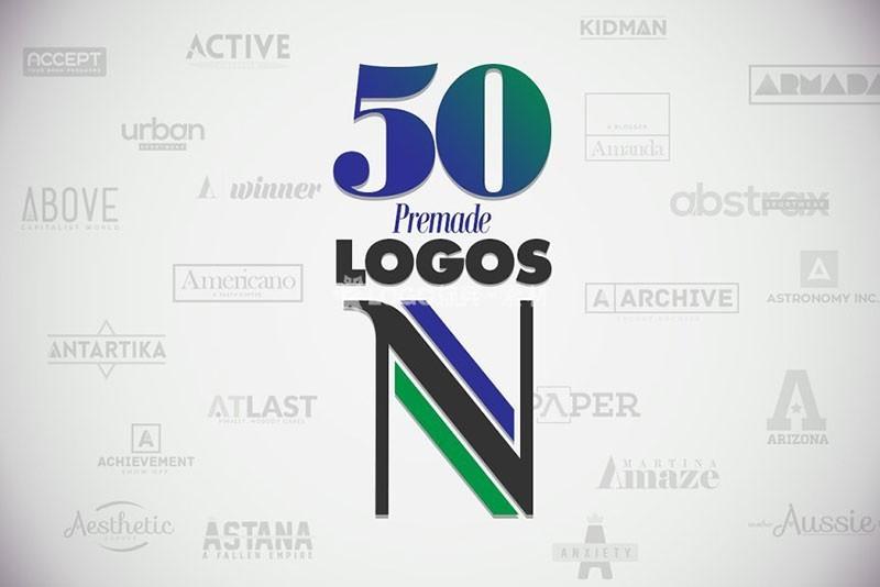 N字母Logo标志设计模板【AI源文件】 - LOGO标兵-专业设计平台-海量素材资源-LOGO标兵-专业设计平台-海量素材资源