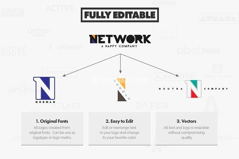 图片[4]-N字母Logo标志设计模板【AI源文件】 - LOGO标兵-专业设计平台-海量素材资源-LOGO标兵-专业设计平台-海量素材资源