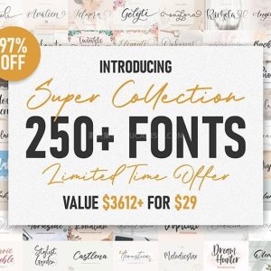 优质的连笔英文签名字体256款【合集】-LOGO标兵-专业设计平台-海量素材资源