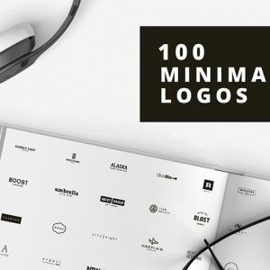 极简风Logo标志矢量模板，100套AI PSD格式-LOGO标兵-专业设计平台-海量素材资源