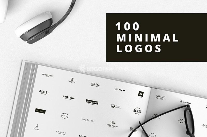 极简风Logo标志矢量模板，100套AI PSD格式 - LOGO标兵-专业设计平台-海量素材资源-LOGO标兵-专业设计平台-海量素材资源