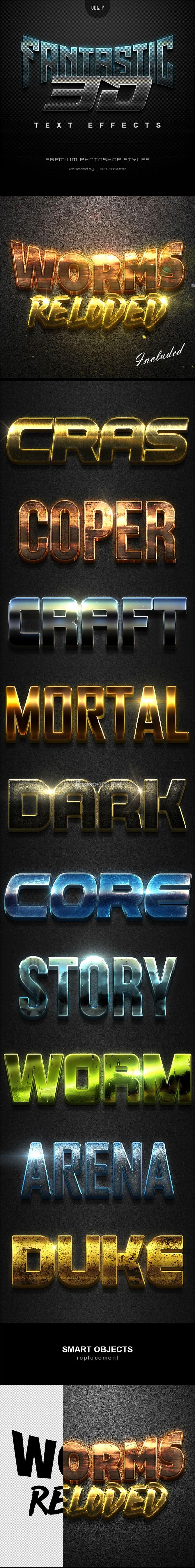 3D文字特效图层样式，PSD ASL格式 - LOGO标兵-专业设计平台-海量素材资源-LOGO标兵-专业设计平台-海量素材资源
