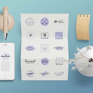 女性主题LOGO矢量模板,160套AI PSD格式-LOGO标兵-专业设计平台-海量素材资源