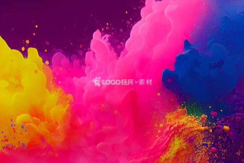 10张绚丽粉尘爆炸图片素材PNG-LOGO标兵-专业设计平台-海量素材资源