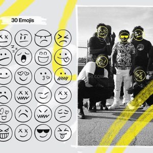 手绘涂鸦装饰免抠PNG素材1000+款-LOGO标兵-专业设计平台-海量素材资源