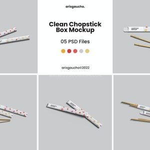 筷子包装设计展示样机PSD-LOGO标兵-专业设计平台-海量素材资源